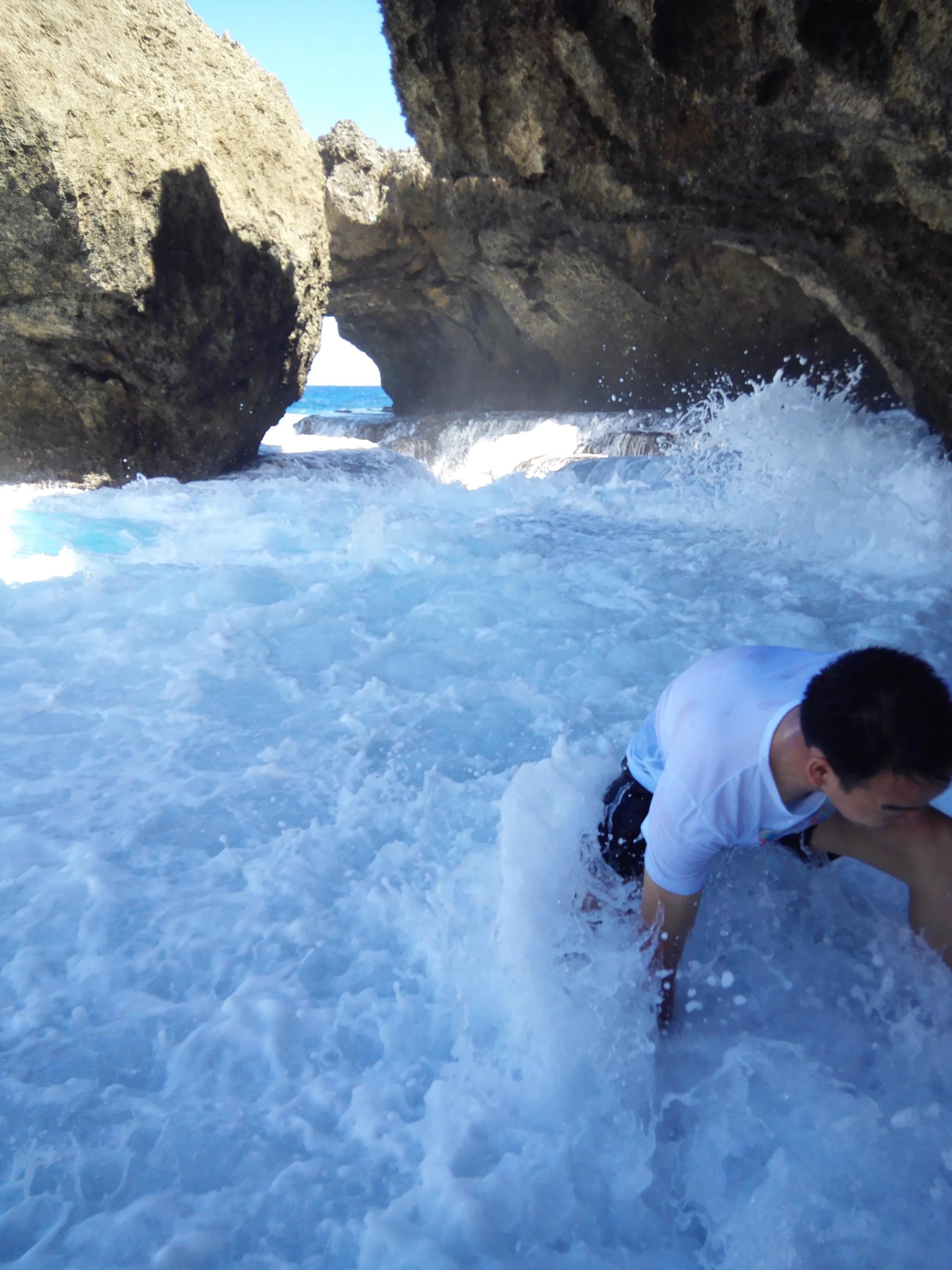 塞班水晶湾浮潜和军舰岛浮潜,塞班七彩海水
