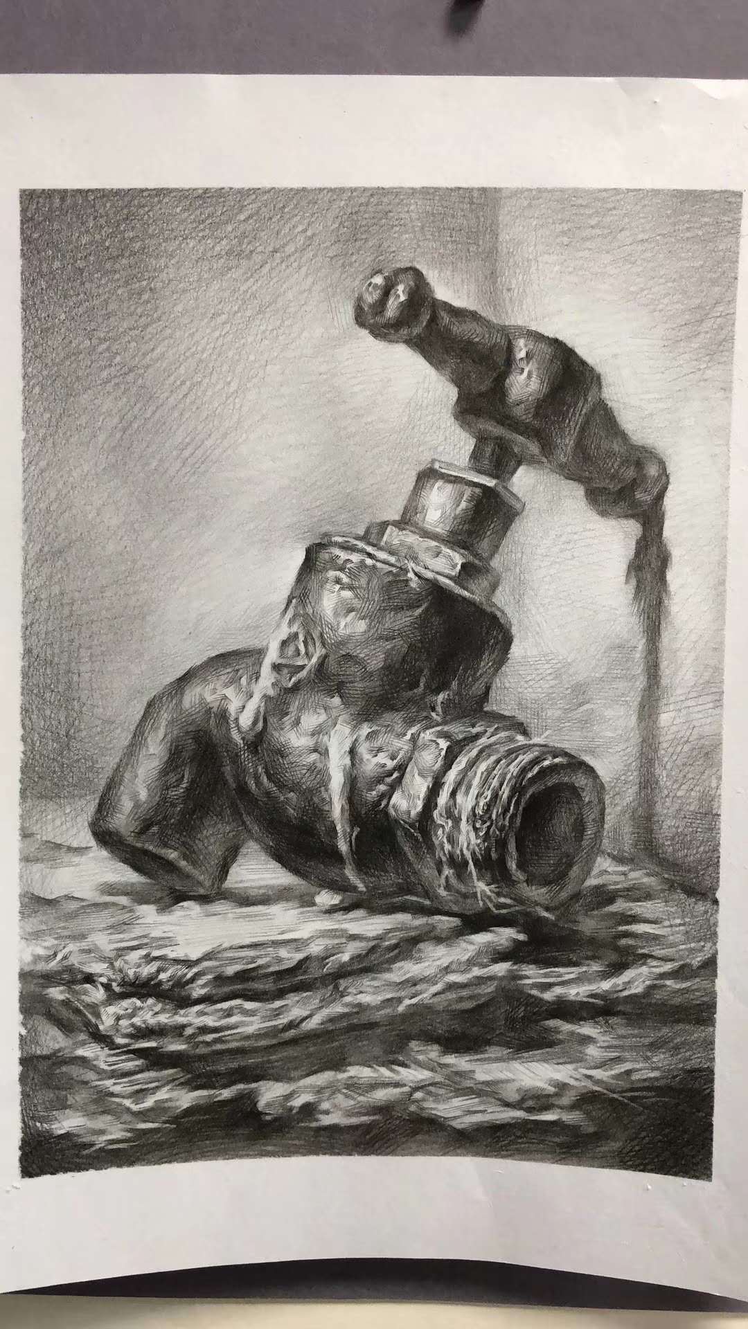 素描头像60分的画面是怎么样的,素描整体画面完整度