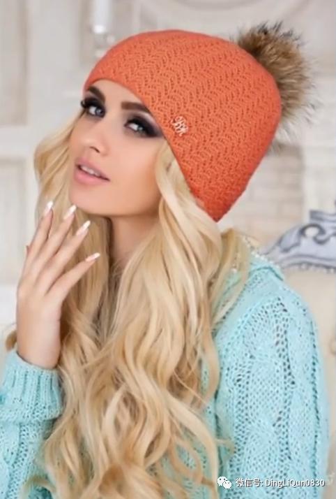 针织洋气气质帽子,针织帽子创意爆款