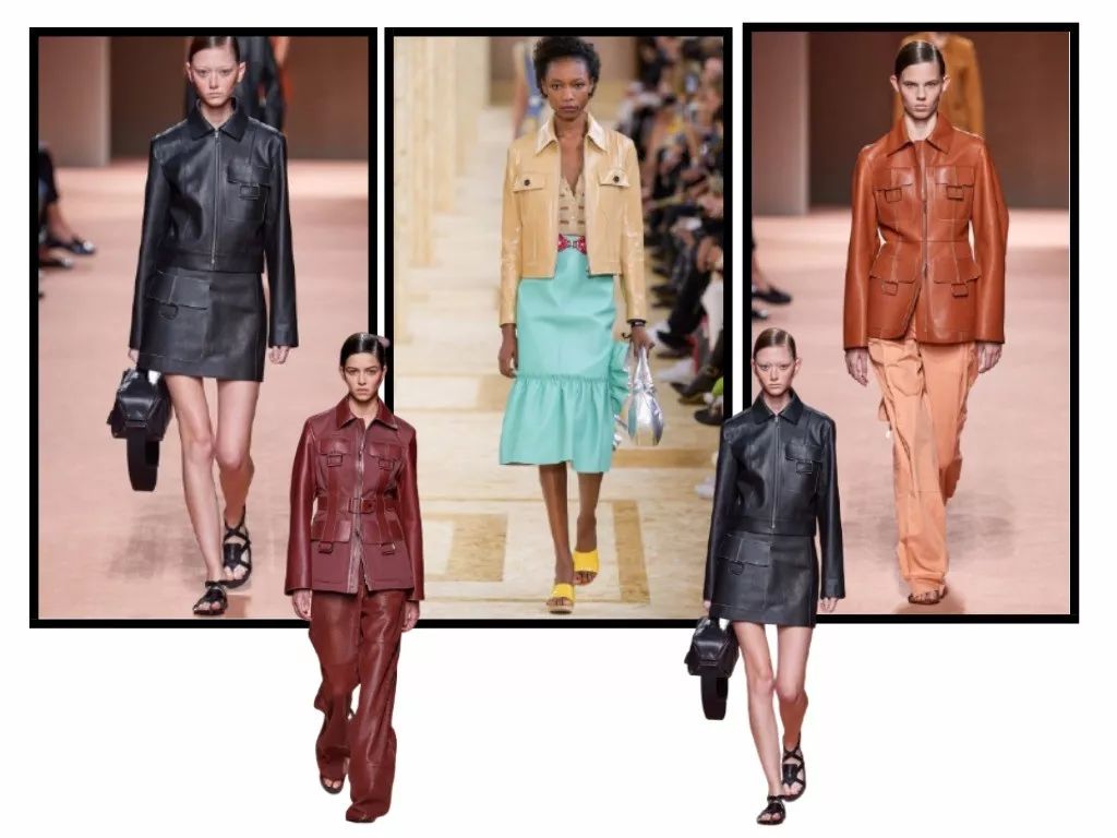 没想到皮夹克还有减龄的作用！“人间芭比”lisa和超模都在穿