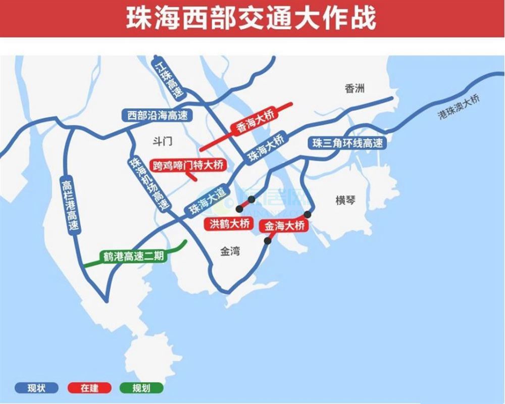 珠海金湾区未来发展,珠海金湾区西部中心城区