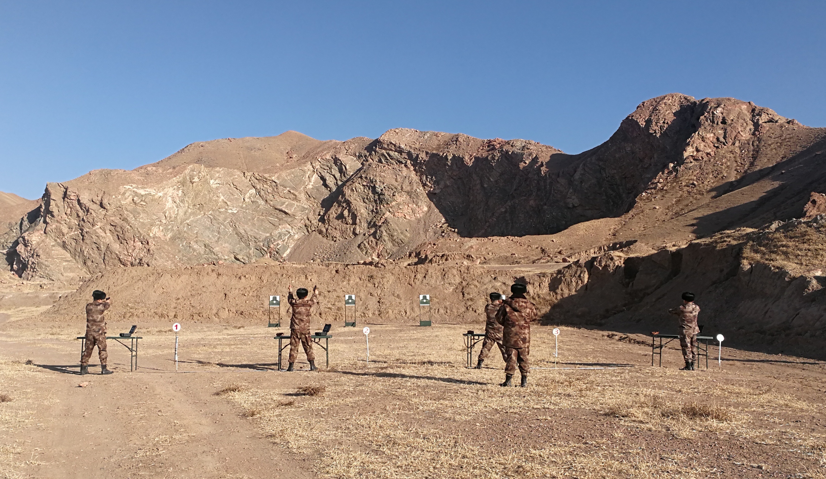 军分区年终军事考核,部队检查考核