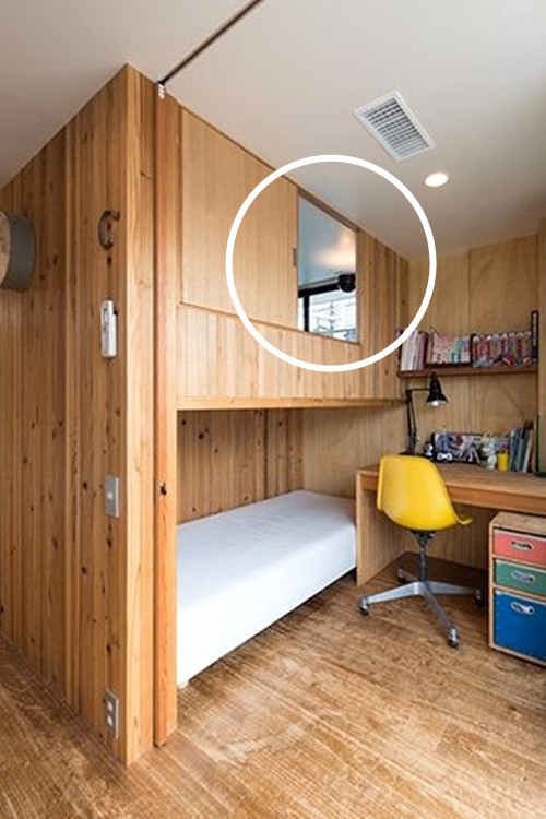 我要是做了壁橱床，凿洞通风做采光，睡里面不闷收纳照样也不耽误