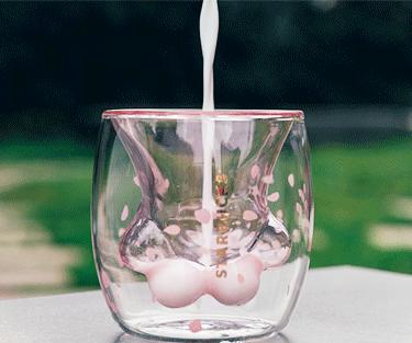 比星巴克猫爪杯还好看的杯子,2019星巴克猫爪玻璃杯