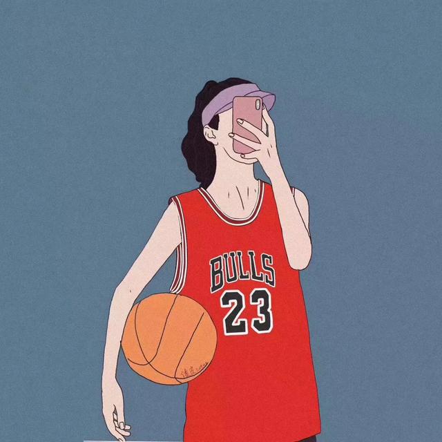 篮球头像男生女生,篮球卡通头像