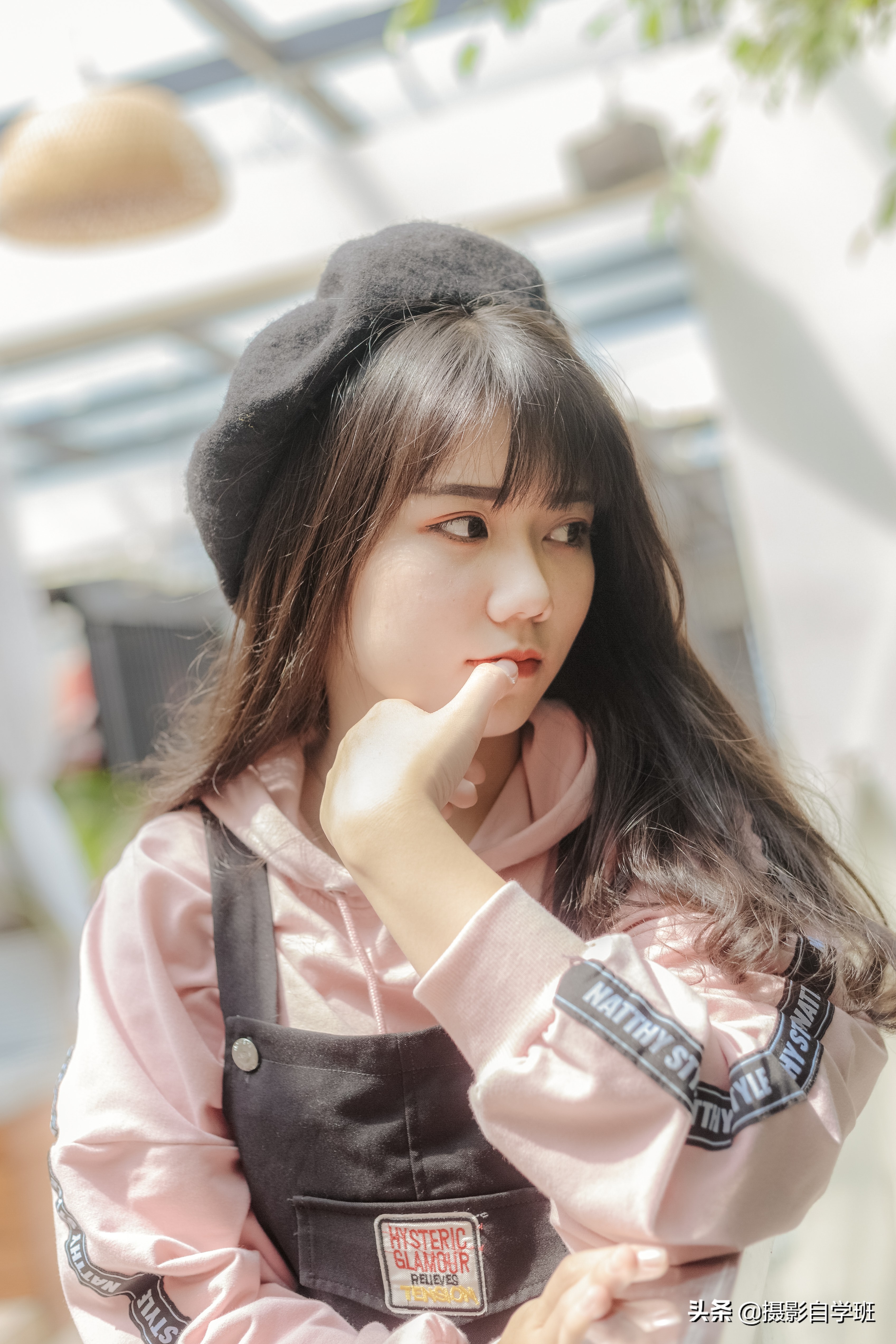 如何给夜晚的人像照片调色,人像摄影背景冷暖调色照片