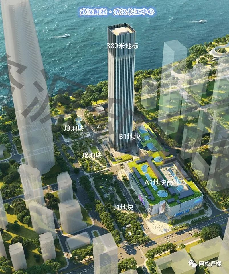 武汉十大高楼合集,武汉200米高楼全景一览