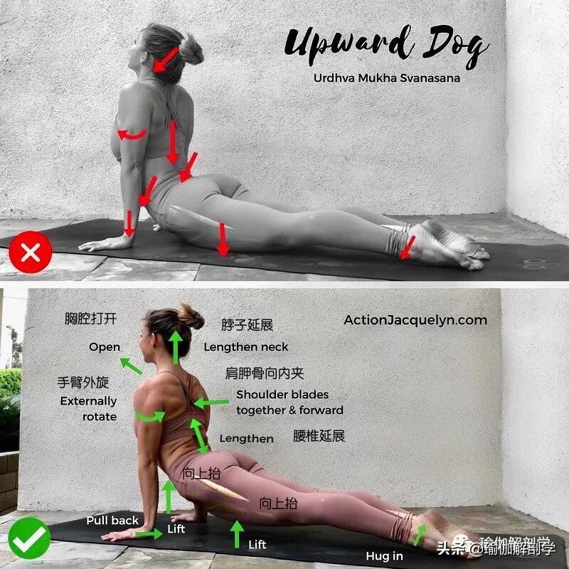 28个常见瑜伽体式,瑜伽25个正确错误动作对比
