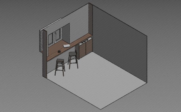 飘窗太高实体墙不能敲掉怎么利用,卧室飘窗一面的墙砸不掉如何设计