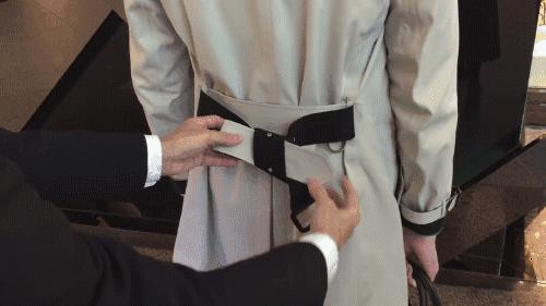 腰带系法简单又实用,最简单腰带系法蝴蝶结