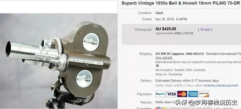 收藏古董摄影机,古董电影摄影机