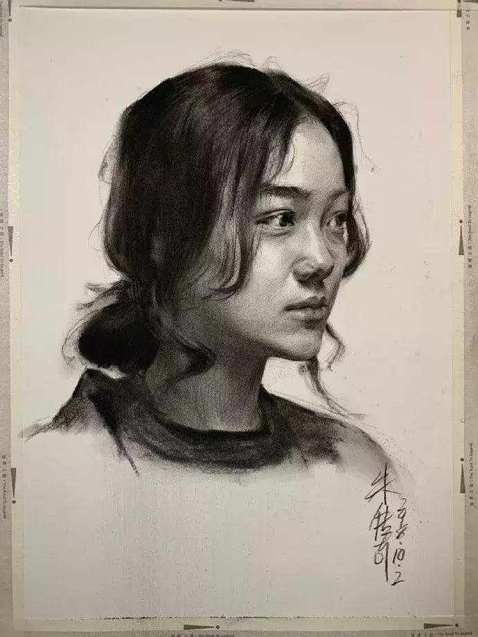 央美状元朱传奇素描,央美朱传奇