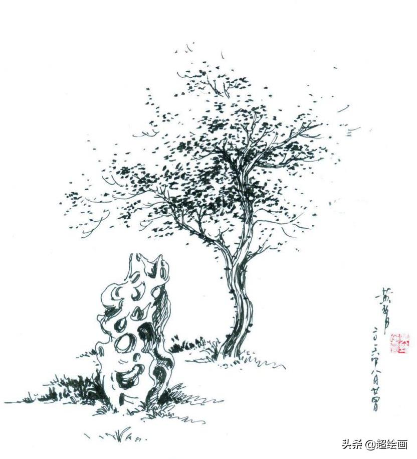 十大顶级钢笔画速写,钢笔速写100幅图片