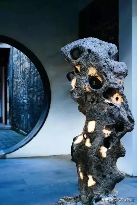 100种景观置石图片,100种园林造景图片