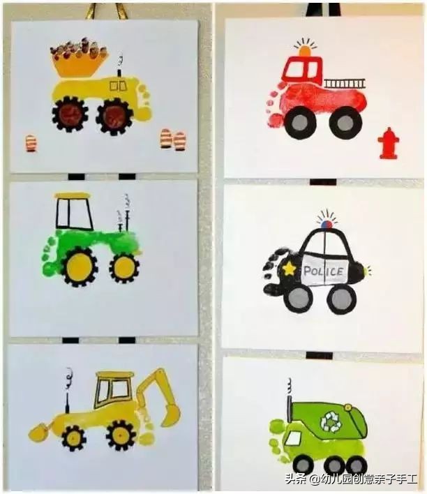 幼儿美术涂鸦1岁,10岁幼儿美术作品创意画