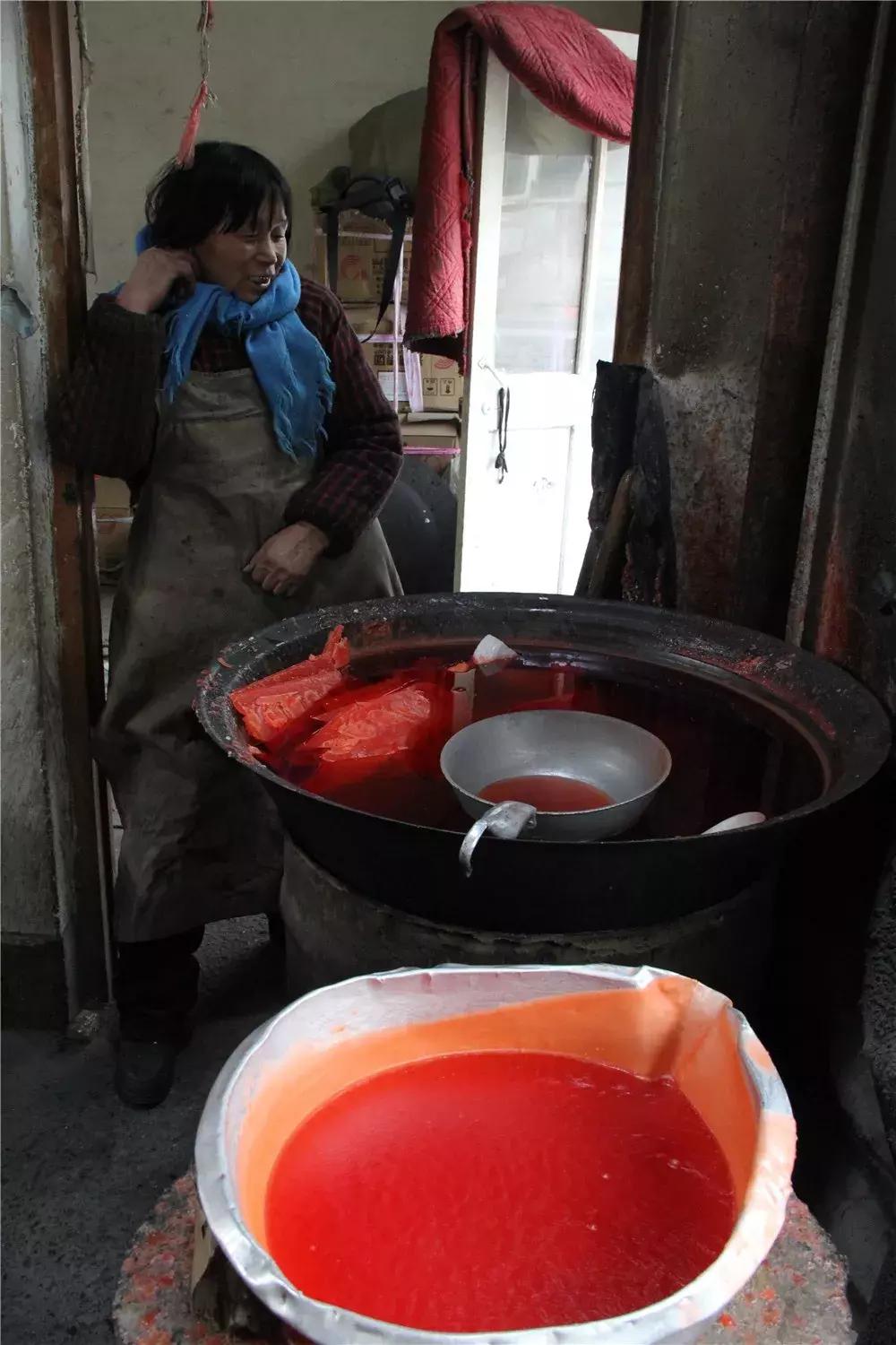 井陉小作坊,井陉制蜡30年的老太太