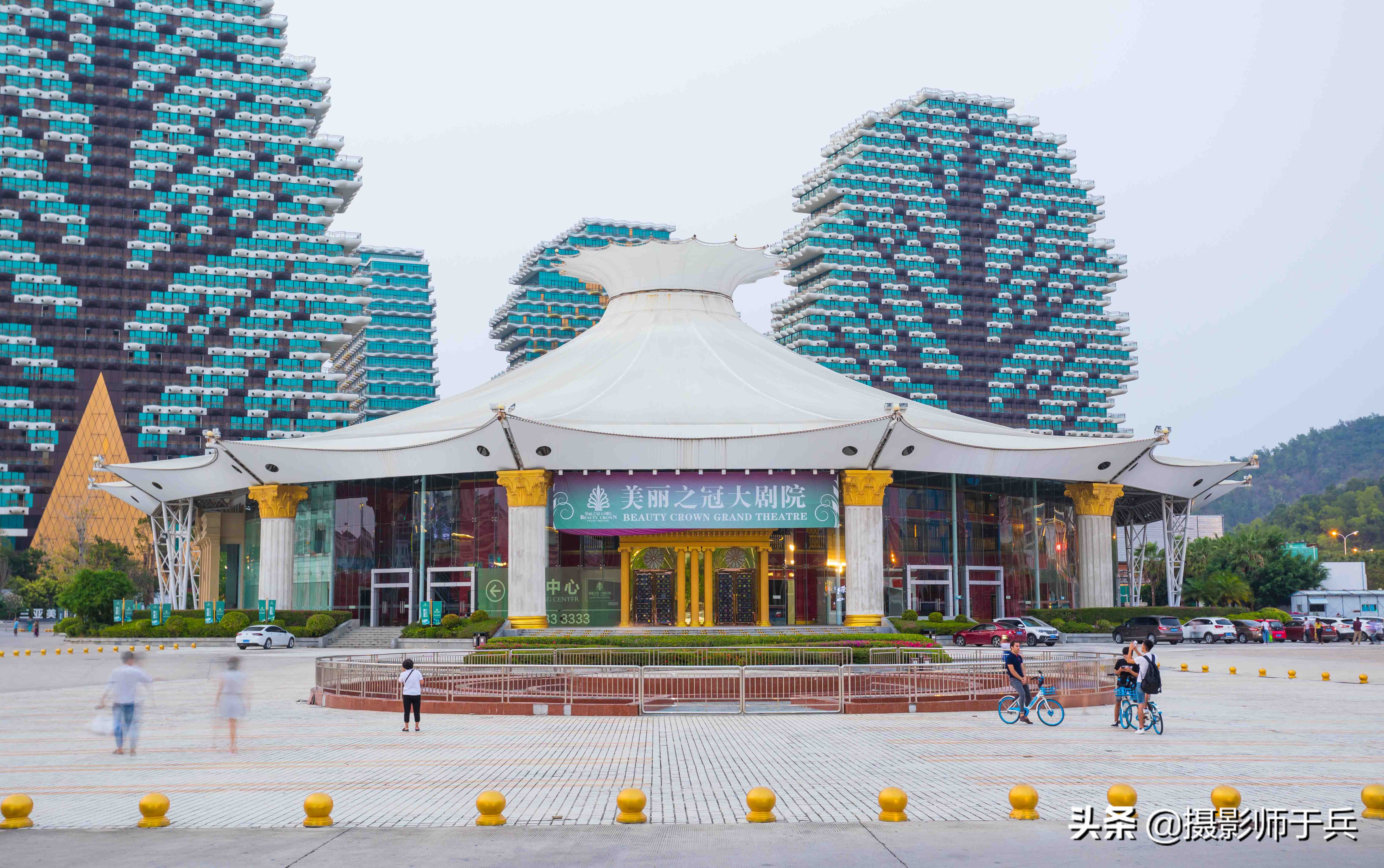 三亚美丽之冠哪栋最好,三亚地标性建筑美丽之冠大松树