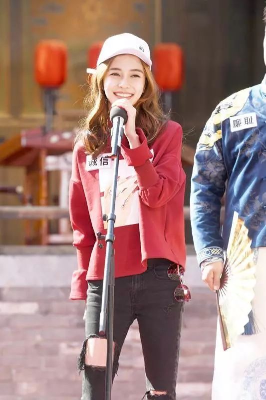 angelababy真的白吗,angelababy吃不胖的原因