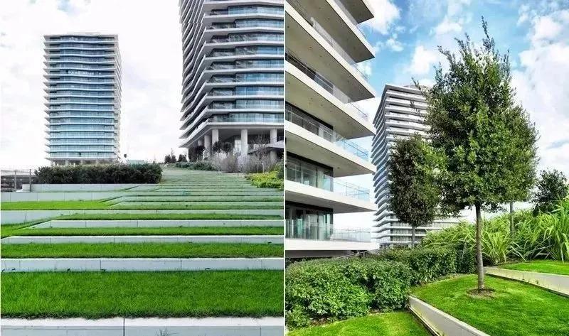 商业步行街景观设计效果图,现代商业街景观效果