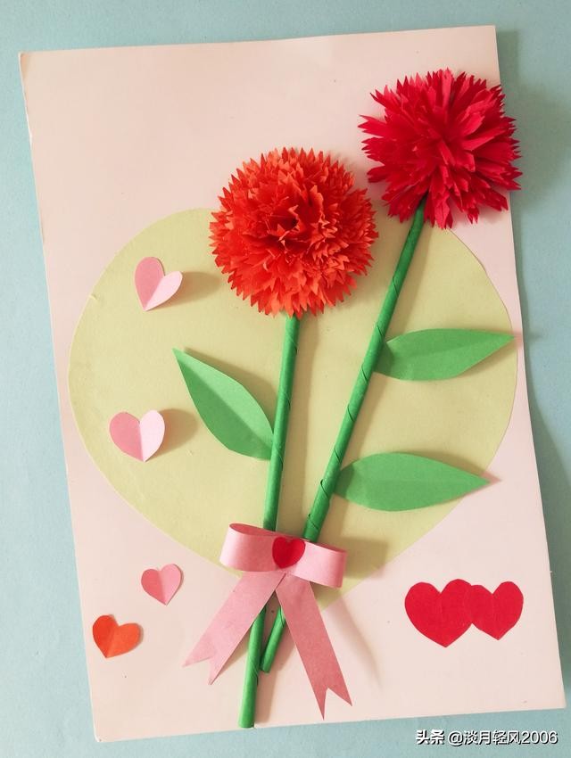 母亲节不用双面胶做的母亲节贺卡,今天母亲节怎么做母亲节贺卡