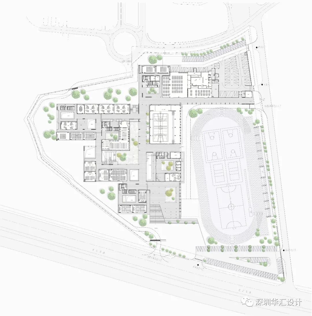 博罗中洲实验中学,博罗中洲实验学校示意图