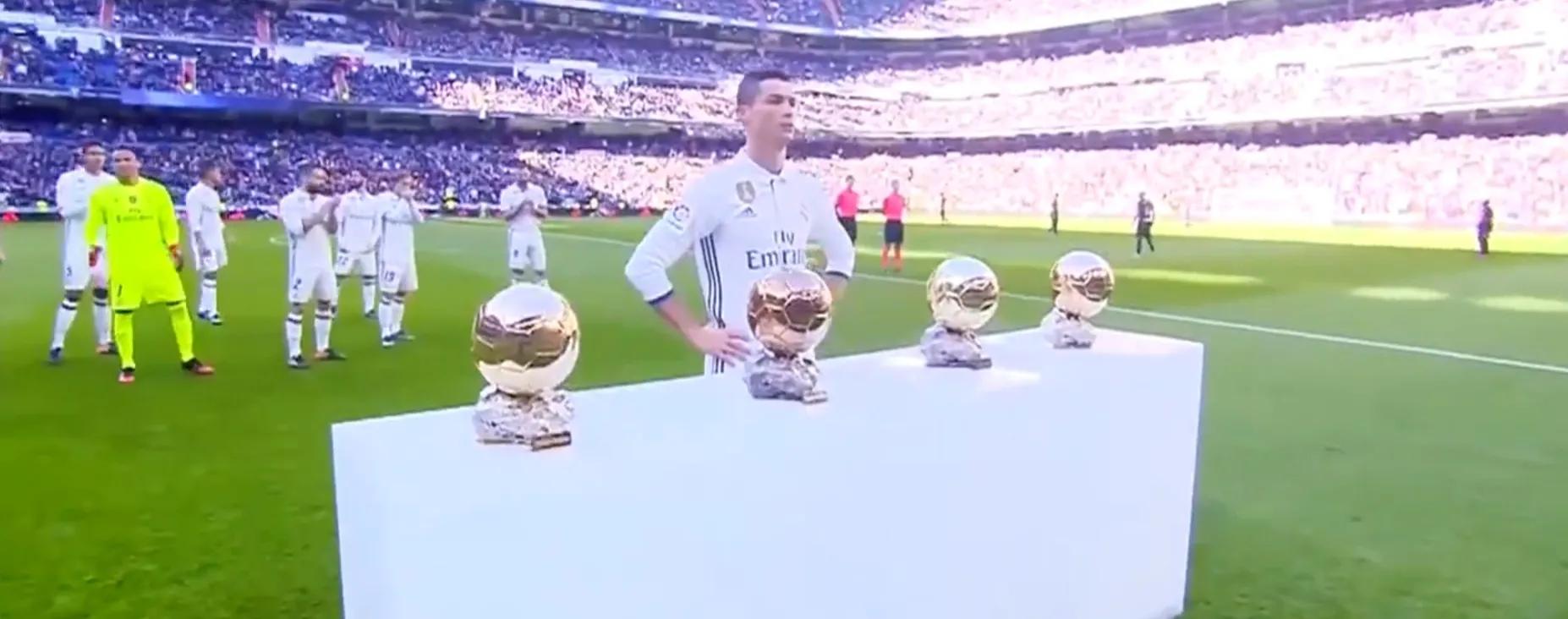 c罗历届金球奖排名5次夺魁6次第二,c罗无缘金球前三名