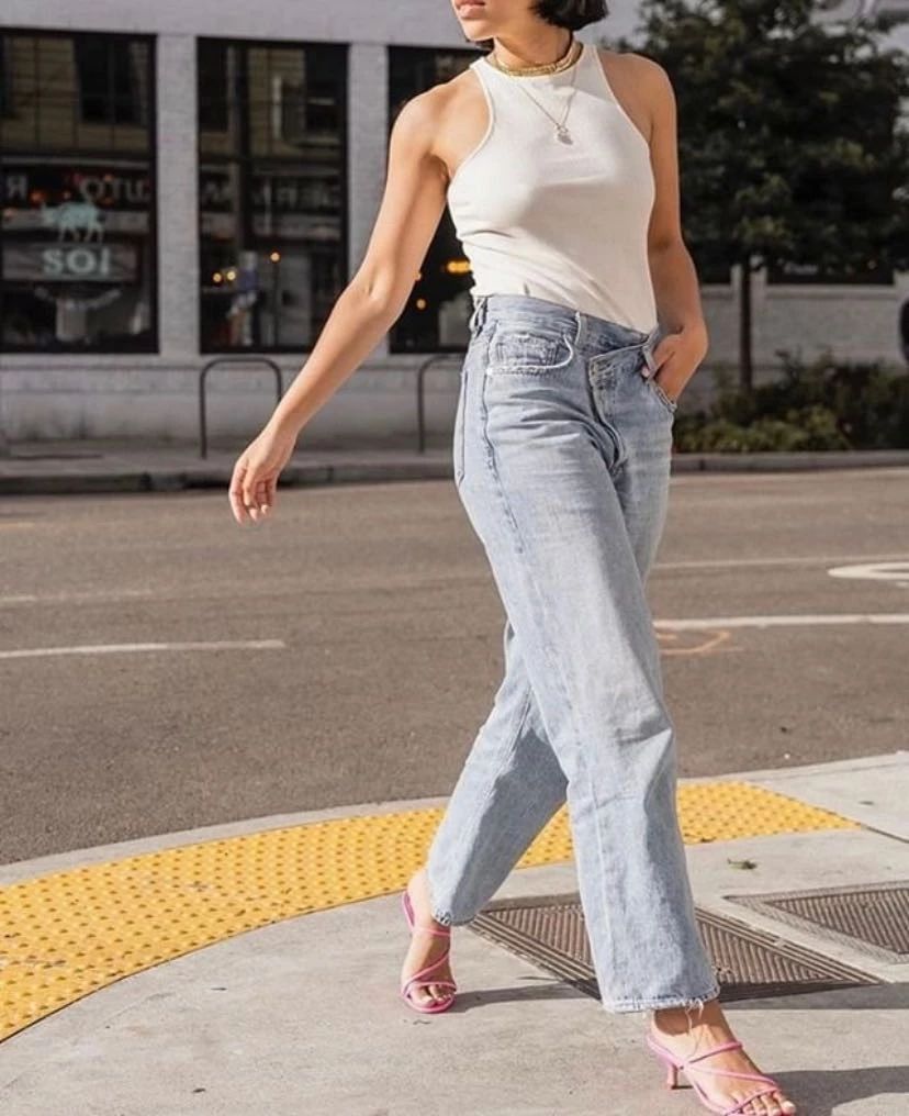 小心机简约设计风格,设计感小心机不规则假两件