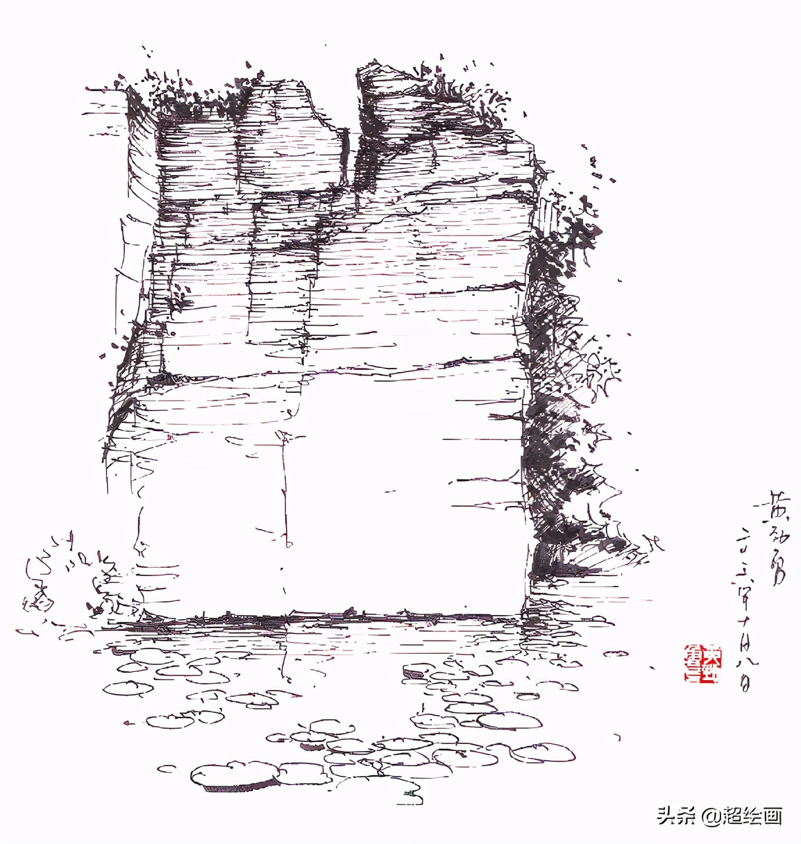 十大顶级钢笔画速写,钢笔速写100幅图片