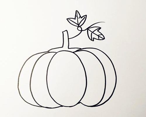 蔬菜简笔画教程幼儿园地瓜,蔬菜南瓜的画法简笔画