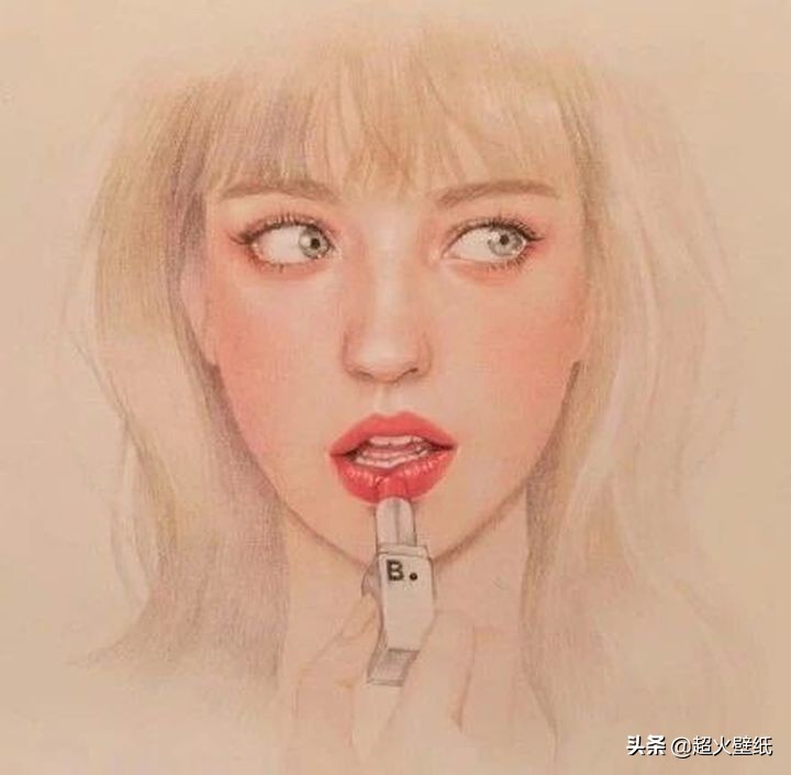 韩国高颜值小姐姐学了6年的绘画，却治愈了全网18万粉丝