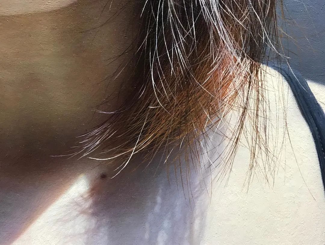 日本90后画家超写实绘画作品欣赏,日本画家画小清新少女