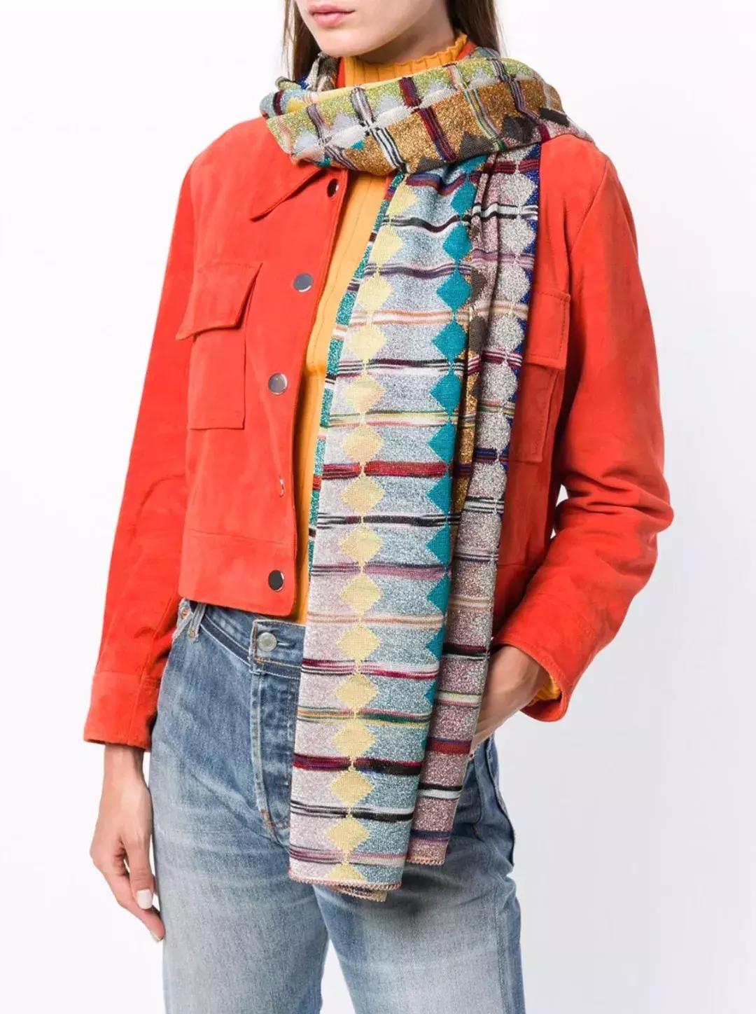 想要冬天穿出高级感,冬天围巾这样系简单又时尚好喜欢