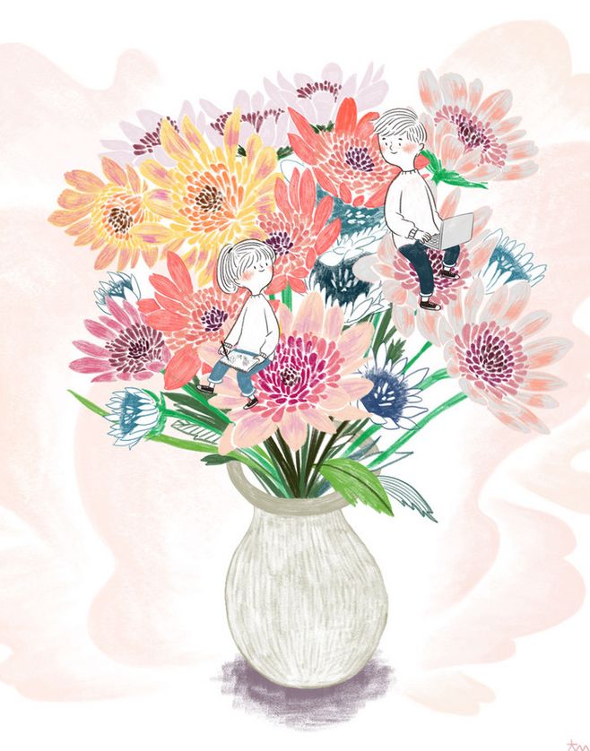 平凡的小幸福，来自韩国艺术家 Chassam