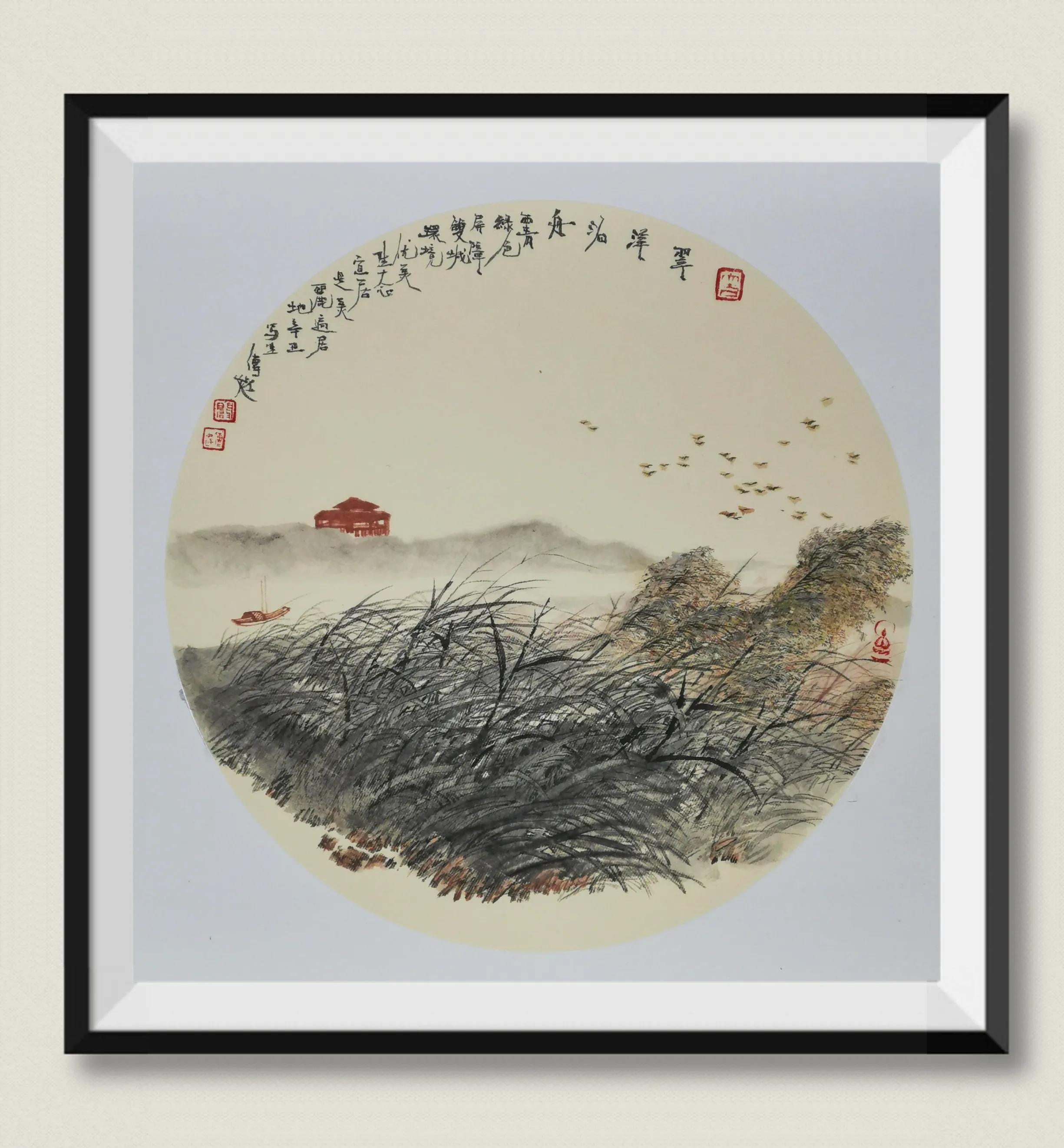 阚传好山水画小品欣赏