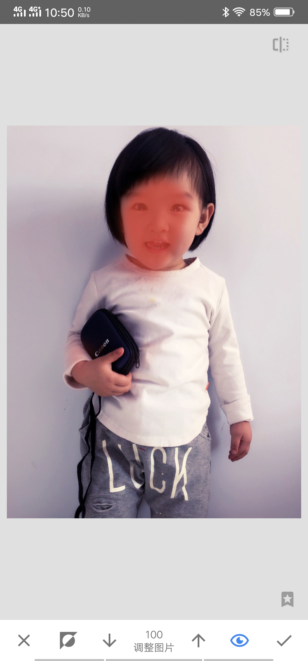 人像照片后期修图和调色,照片面部太亮手机snap修图教程