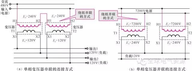 常见的变压器简图,如何看懂变压器技术参数