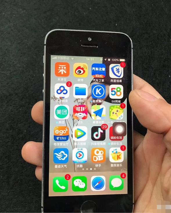 二手iphone5s没有密码,无指纹iphone5