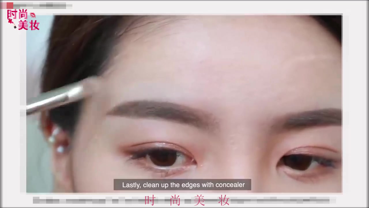 时尚修眉毛,美妆教程初学者修眉