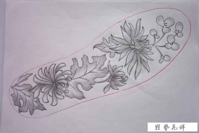 刺绣鞋垫花样各种图案,鞋垫美术花样图案大全