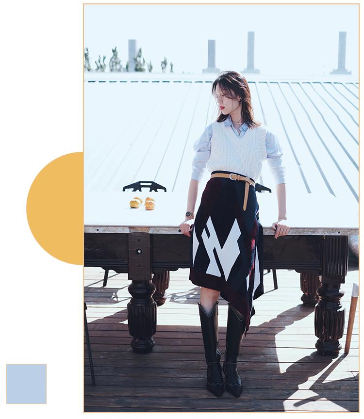 适合秋天穿的4条显瘦半裙,五款好看的夏季半裙