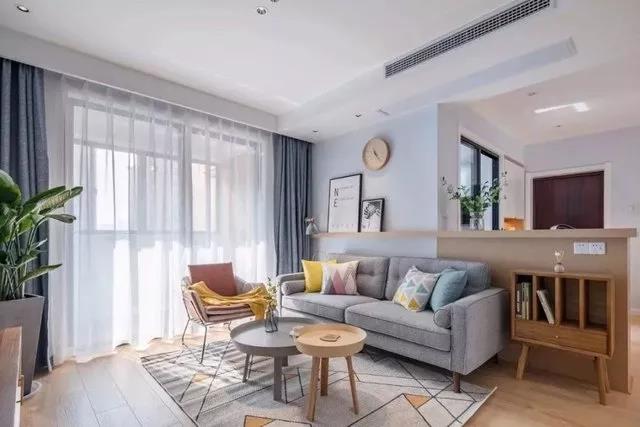 背景墙太长了沙发墙太短怎么整,沙发墙面做了延长60公分设计