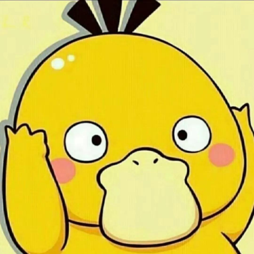 可达鸭头像图片,张嘴可达鸭头像