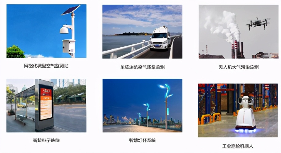 空气质量监测仪共同合作,空气质量传感器和室外温度传感器