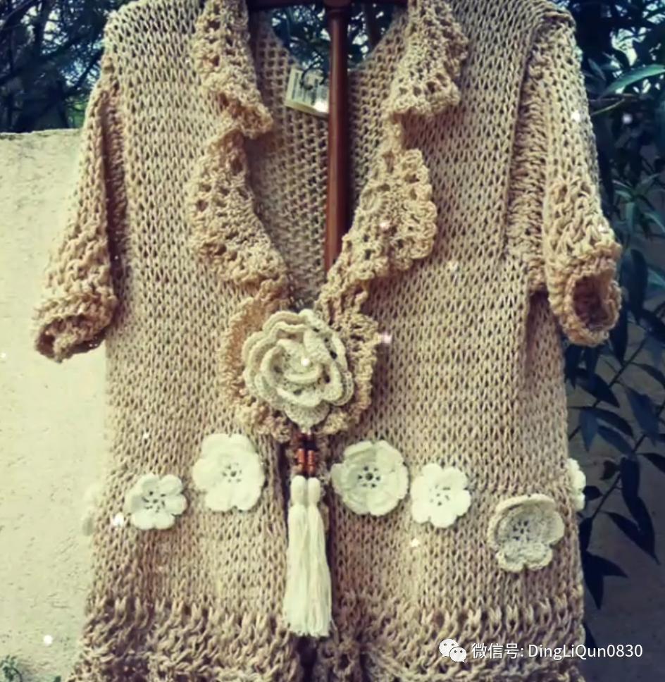 30款漂亮的针织开衫设计,针织祖母格开衫