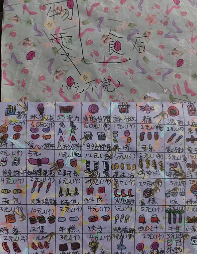 萌娃手绘“超级百货公司”火了，网友：东西挺齐全，忍不住想买