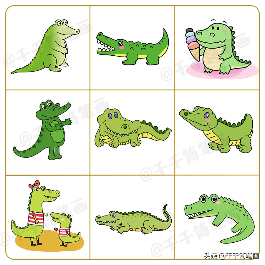 儿童画画教程3-6岁动物简笔画大全,儿童简笔画入门动物0-3岁恐龙