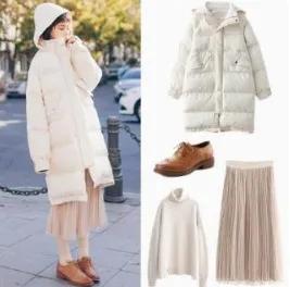 白色上衣怎么穿搭好看,白色毛毛衣服怎样穿搭