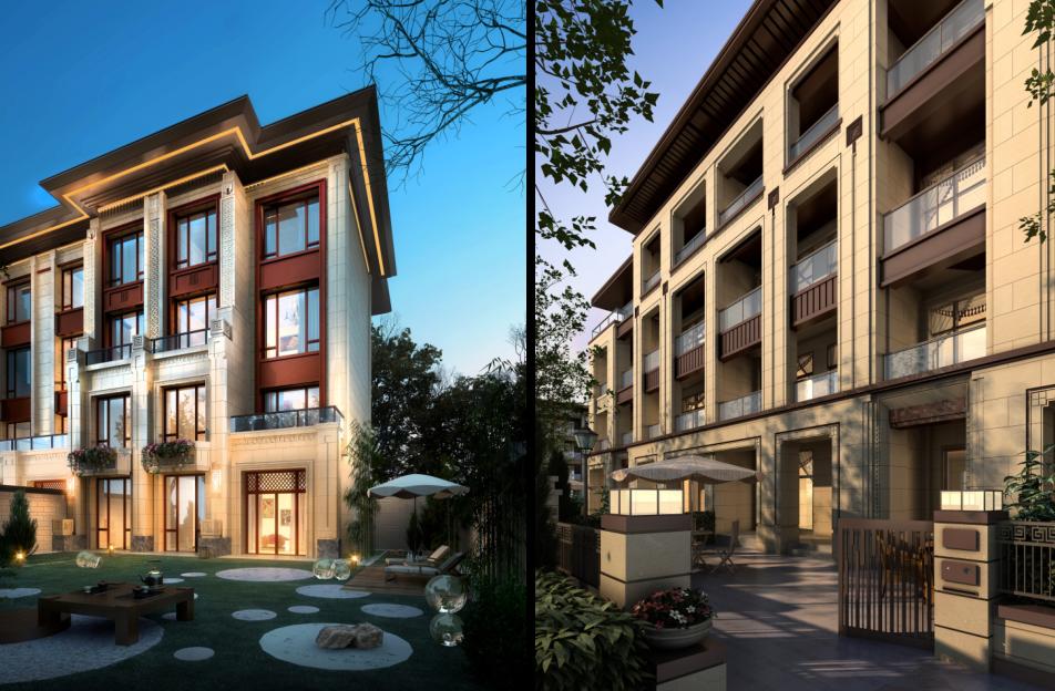 豪宅属性，规划逻辑景观高利用，地块和肌理，底TOWN户型