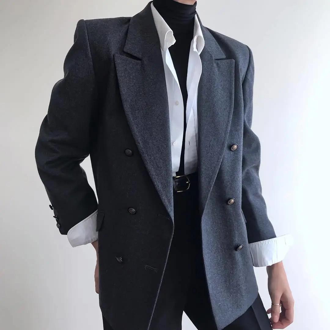 牛仔衬衫叠穿哪种款式和颜色适合,灰色衬衫怎么搭配出高级感叠穿