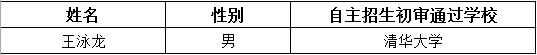 忻州一中学子被清华大学提前看中